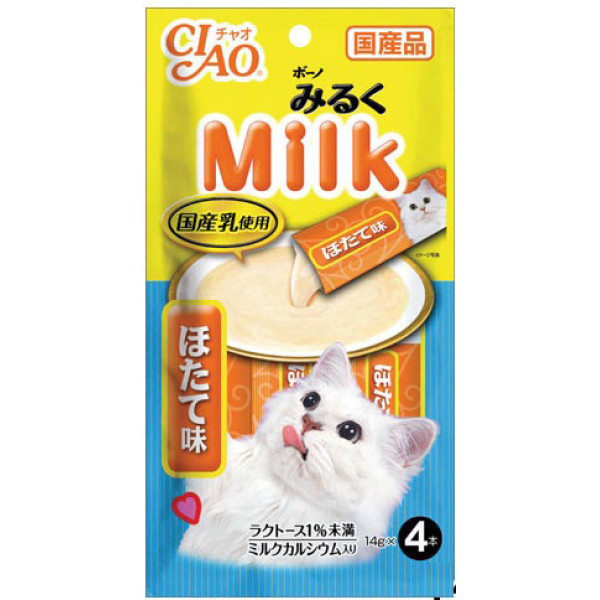 CIAO Anti-diarrhea Scallops Milk  (14 g x 4 pieces)防瀉奶帶子味 (14gX 4塊)  